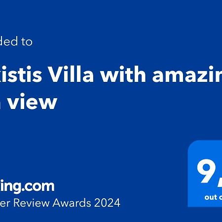 Alkistis Villa With Amazing Sea View Maroulás Exterior photo