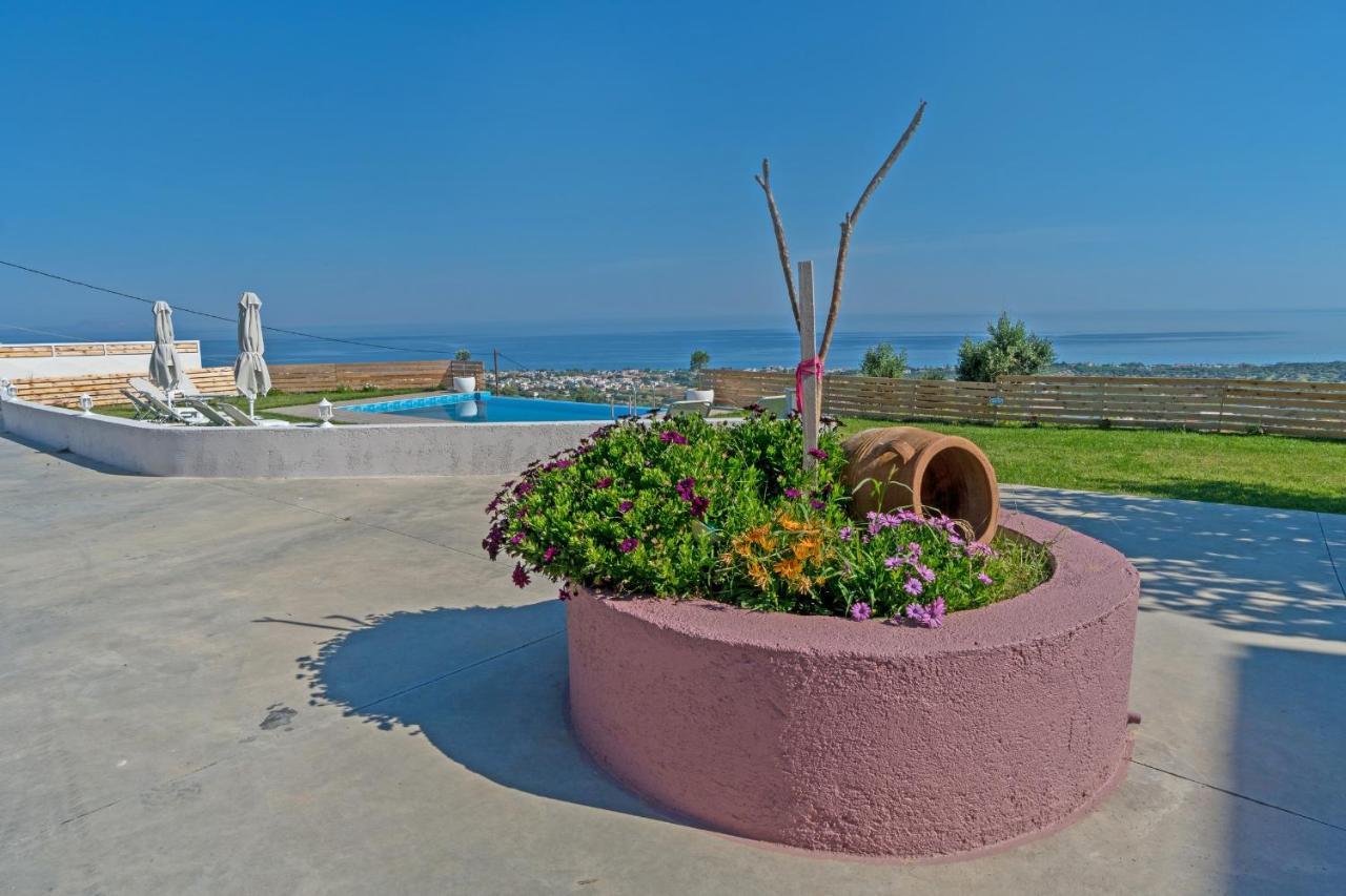 Alkistis Villa With Amazing Sea View Maroulás Exterior photo