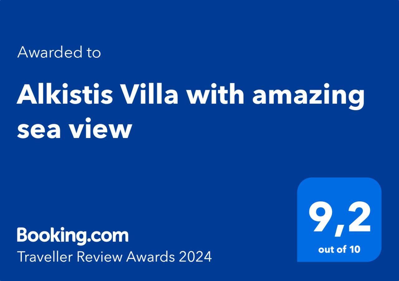 Alkistis Villa With Amazing Sea View Maroulás Exterior photo